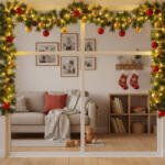  Fenyő girland - zöld - 270 cm - PET (56451) - platinashop