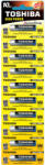 Toshiba LR03GCP BP1x10 Single-use battery AAA Alkaline (LR03GCP BP1x10) Baterie reincarcabila