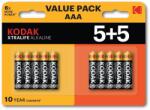 Kodak XTRALIFE Alkaline AAA Battery 10 (5+5 pack) (30423466) Baterie reincarcabila