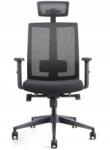 Unique Ergonomikus szék íróasztalhoz Scope Unique fekete plusz háló, légáteresztő (SCope)