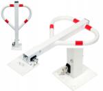 Yato YT-55740 parkoló gát, összecsukható, acél, pillangó zárral, 51cm széles, 60cm magas