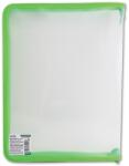 Spree Dosar cu fermoar Spree - A4+, verde, transparent (75402)