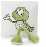 NICI Green: Pernă broască Fridolin, pătrată - 30 x 30 cm
