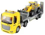 Man Yuk Toys Set de jucării cu transportor de mașini și mașină de lucru