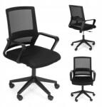 ModernHOME Irodai forgószék, formázott, állítható magasságú, fekete Mod (OF-2220 BLACK)