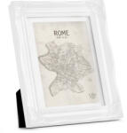 Casa Chic Regent, рамка за картина, правоъгълна, 17 × 12 cm снимки, паспарту, стъкло, рококо (ROCOCO-5x7-WHT) (ROCOCO-5x7-WHT)