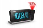 GARNI Digitális ébresztőóra idő- és beltéri hőmérséklet-kivetítéssel Garni 165 Arcus (165)