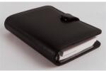 Realsystem 2/160 calendar inelar negru din piele artificială 2160-01 (2160-01)