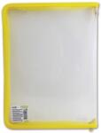 Spree Dosar cu fermoar Spree - A4+, galben, transparent (75403)