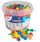 Playbox PlayBox: Színes közepes méretű mozaik pötyi 350 db-os szett vödörben 1, 5cm (2471774)