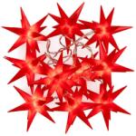 Nexos Karácsonyi LED csillagok 10 LED piros átlátszó kábel (XA11033_R)