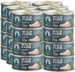  Wild Farm WILD FARM Mousse Fehér hal 24x85g - gabonamentes hab macskáknak
