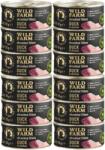  Wild Farm WILD FARM Fillets Duck&Chicken 12x70g - gabonamentes nedves macskaeledel, filé húslevesben
