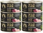  Wild Farm WILD FARM Fillets Duck&Chicken 6x70g - gabonamentes nedves macskaeledel, filé húslevesben