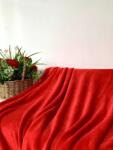  Mikroszálas takaró SOFT, piros Méret: 160 x 200 cm
