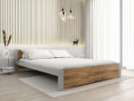  Ágy IKAROS 120 x 200 cm, artisan tölgy/szürke Ágyrács: Ágyrács nélkül, Matrac: Coco Maxi 20 cm matrac
