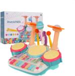 Inlea4Fun Játék hangszer készlet dob + zongora Inlea4Fun DRUM& PIANO (RA-ZMU.CY-7059B)