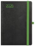 TopTimer Naptár, tervező, B6, heti, TOPTIMER, Nero , fekete-zöld (NKN012ZU)