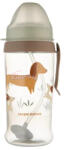 Canpol babies kiömlésmentes kulacs szívószállal és súllyal 350 ml - Kutyás