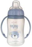 Canpol babies 320 ml-es tanuló itatópohár szilikon ivócsőrrel kutya