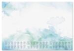Sigel Könyökalátét, 595x410 mm, 3 éves és heti tervezővel, SIGEL "Watercolor Sea (SIH6314) - tintasziget