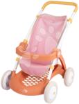 Smoby Sport babakocsi textil huzattal Pushchair Soft Baby Nurse Smoby 42 cm játék babának 58 cm magas tolókarral 18 hó-tól (SM254024)