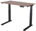 Liftor Magic, 118x60x1, 8 cm, Természetes dijoni dió/Fekete, állítható magasságú asztal