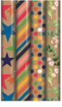  Eurowrap tek. csomagolópapír (70x300 cm) kraft, 4-féle (5) (33315-GWC)