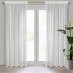 Takoy Függöny NOELIA fényes cérnával átszőtt csíkos anyagból 140 x 270 cm