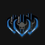 Winmau Dart toll Winmau extra vastag RHINO Black & Blue Viking