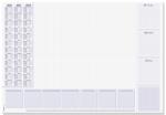 SIGEL Könyökalátét, 595x410 mm, 3 éves és heti tervezővel, SIGEL (H6355) - molnarpapir