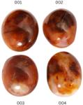 Palm Stone Carneol Druzy Natural - 54-74 x 39-55 x 24-39 mm - Cristal de Purtat pentru Putere Creativa si Dinamism - ( XXL ) - 1 Buc