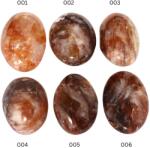 Palm Stone Cuart cu Hematoid Natural - 52-71 x 38-47 x 22-33 mm - Piatra Claritatii Directionate si Puterii Interioare - ( XXL ) - 1 Buc