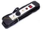 Compatibil Prelungitor 3 Prize cu Protectie Supratensiune, Lungime 1.5m - Cablu Prelungire 3x1.5mm 2 (PR3PS15)