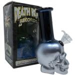 Death Row Records Bong sticla Skull Bubbler negru-silver15cm (USA)