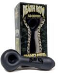 Death Row Records Pipa sticla spoon SandBlasted negru mat 10cm (USA)