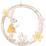  Fa Akasztó - 230 Mm, Nyuszival Díszített Koszorú