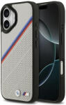 BMW M Tricolor Metal Logo MagSafe iPhone 17 tok, szürke