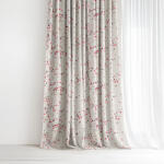 Goldea valencia karácsonyi drapéria - csillagok natúr alapon 180x135 cm