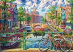 Schmidt Spiele - Puzzle Magia canalului Amsterdam - 1 000 piese Puzzle