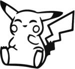 Stickify Vidám Pokémon Pikachu Autómatrica