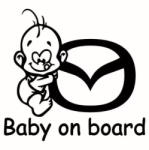 Stickify Prémium Mazda Baby on board matrica