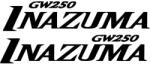 Stickify Suzuki Inazuma GW250 matrica készlet