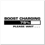 Stickify 75% Boost Charging - Szélvédő matrica