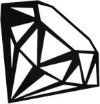 Stickify Gyémánt ékszer "1" Autómatrica