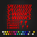 Stickify Specialized S-Works elit bicikli matrica szett