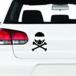 Stickify Motoros sisak halálfej - Autómatrica