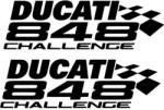 Stickify Ducati 848 Challenge matrica dupla szett