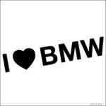 Stickify I Love BMW felirat matrica