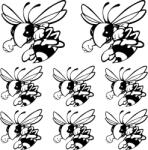 Stickify Frelon hornet "1" szponzor matrica szett